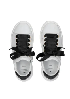 Elisabetta Franchi La Mia Bambina Sneakers Bianco/Nero per Bambine
