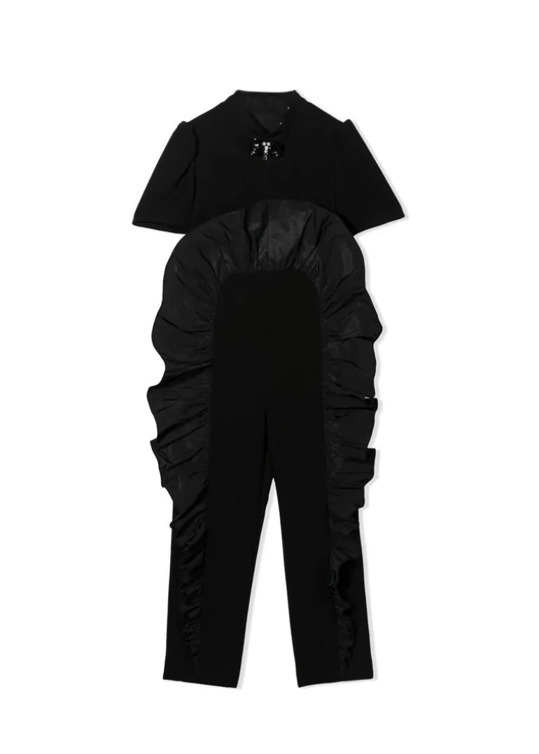 Elisabetta Franchi Tuta Ruches Nera