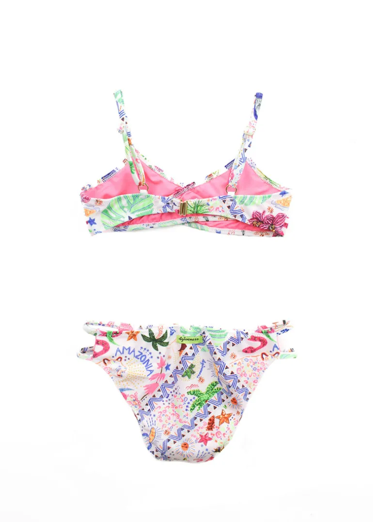 4GIVENESS Costume Bikini Fantasia Multicolor per Bambine