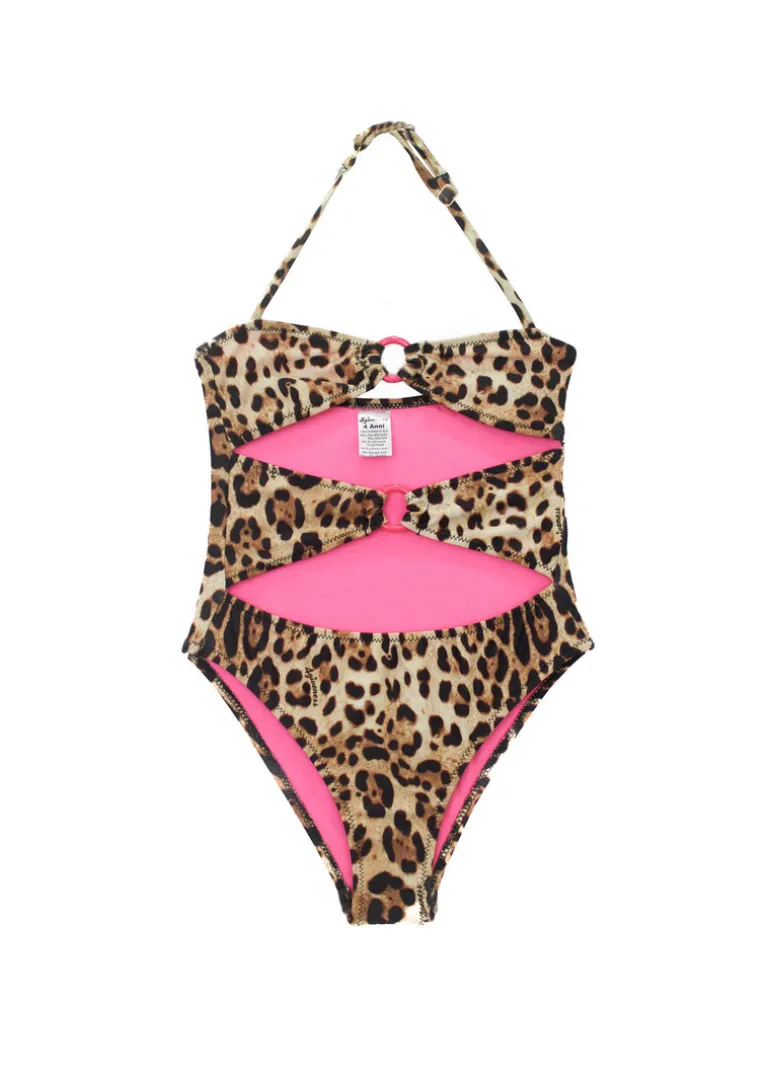 4GIVENESS Costume Monokini Fantasia Maculata per Bambine