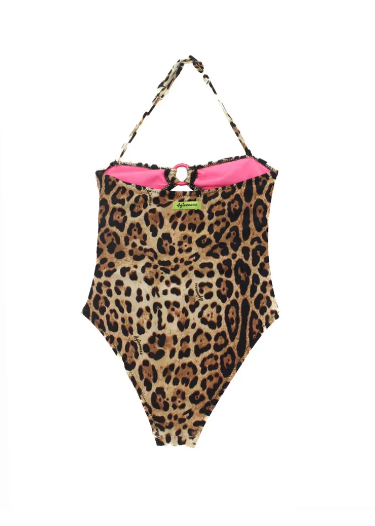 4GIVENESS Costume Monokini Fantasia Maculata per Bambine