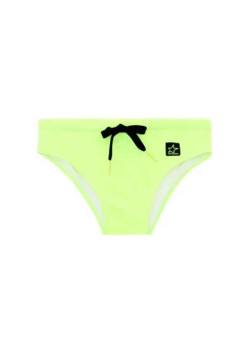 4GIVENESS Costume Slip Giallo Fluo per Bambini