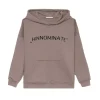 Hinnominate Kids Felpa Fango con Cappuccio e Logo per Bambini