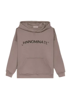Hinnominate Kids Felpa Fango con Cappuccio e Logo per Bambini