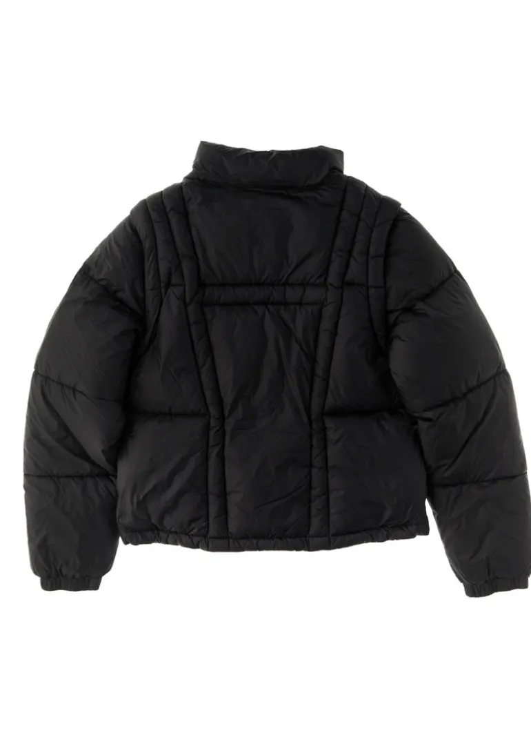 Hinnominate Kids Giubbino Nero con Maniche a Zip