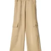 Hinnominate Kids Pantaloni Cargo Nocciola con Logo