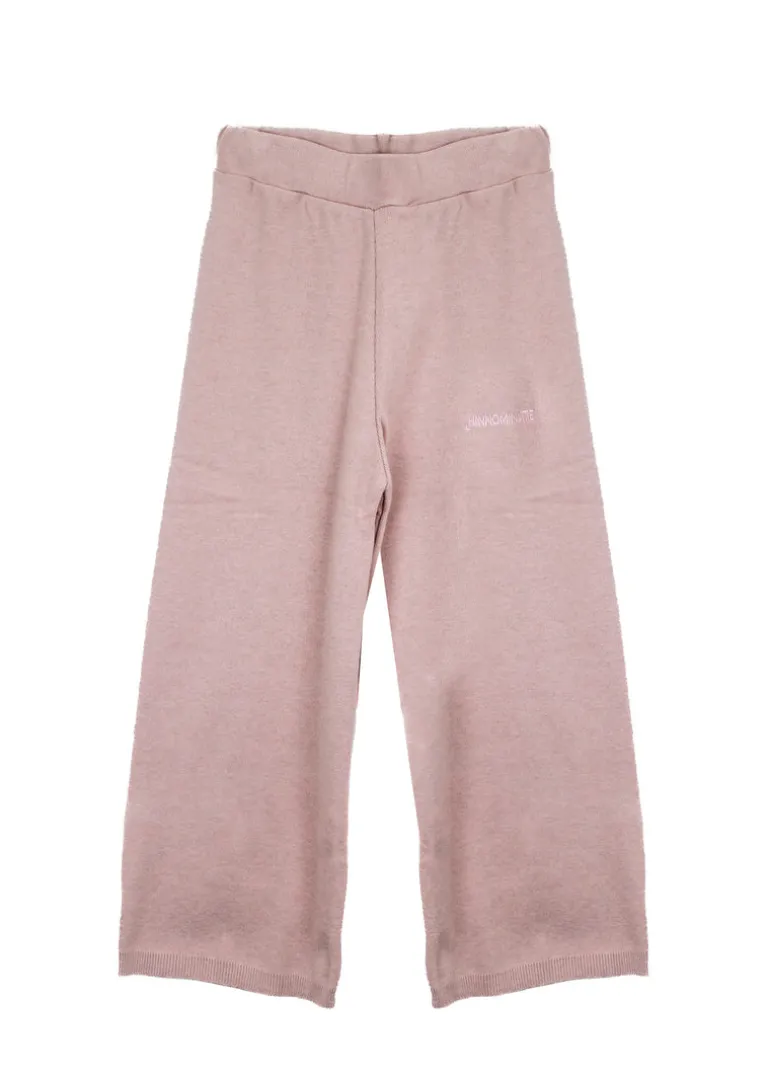 Hinnominate Kids Pantaloni Rosa in Maglia per Bambine