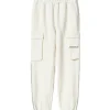 Hinnominate Kids Pantaloni Joggers Bianchi