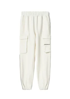 Hinnominate Kids Pantaloni Joggers Bianchi