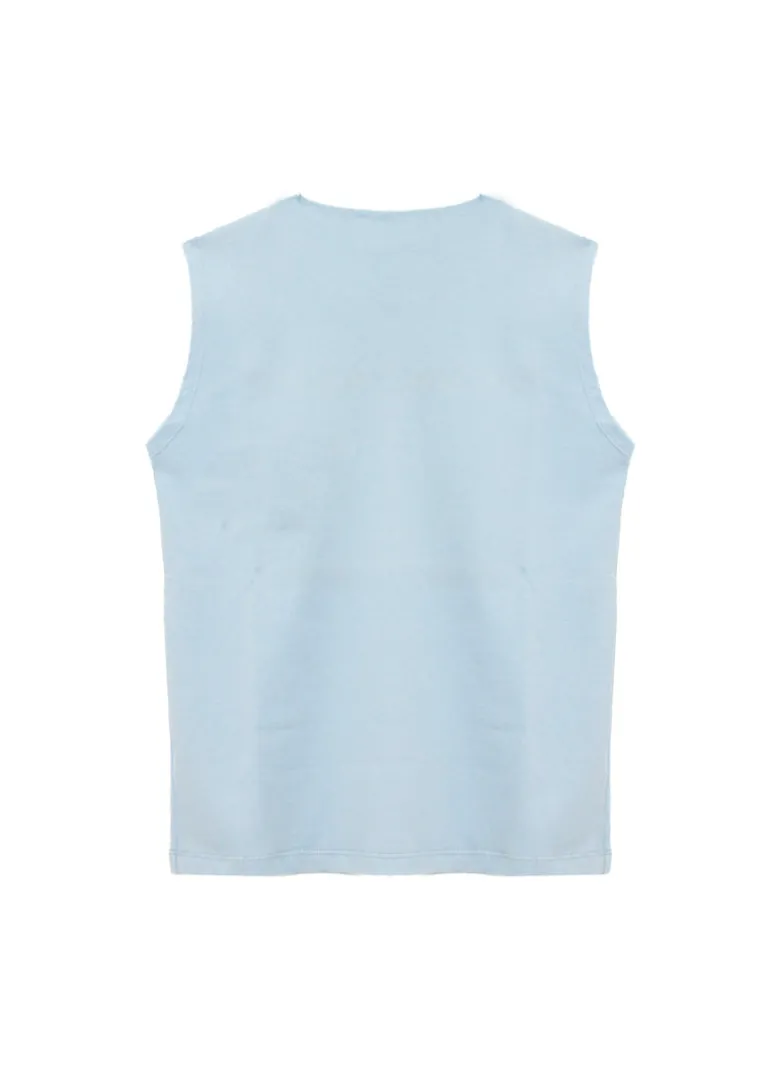 Hinnominate Kids T-Shirt Acqua con Logo per Bambini