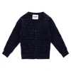 Iceberg Kids Cardigan Blu con Relief per Neonati