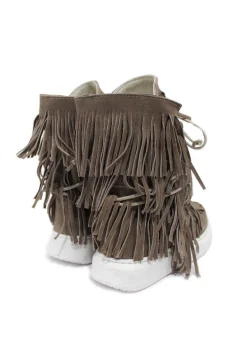 Jammers Bambina Stivale Di Camoscio Beige