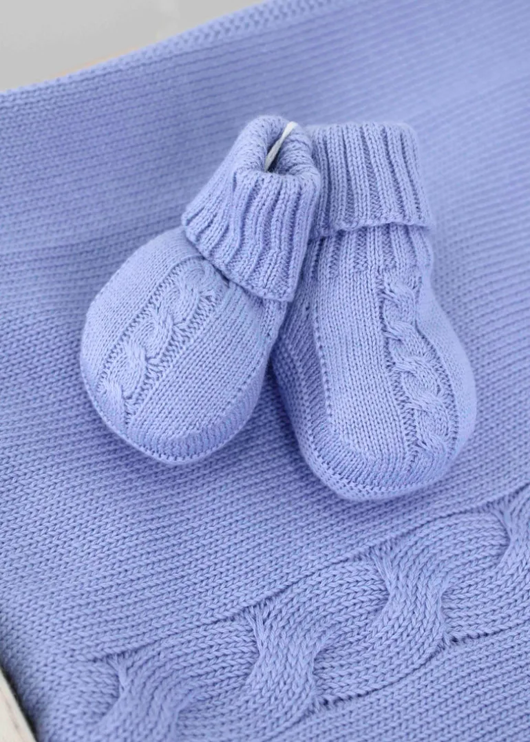 Le Coconne Scarpine Celeste per Neonati