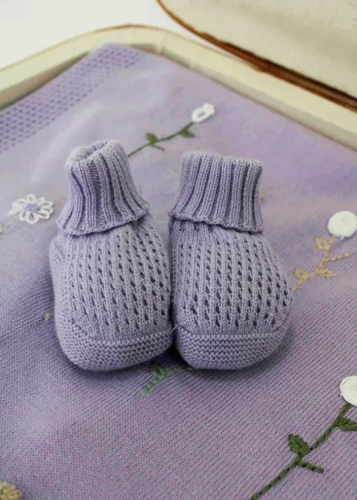 Le Coconne Scarpine Lilla per Neonate
