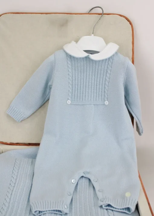 Le Coconne Tutina Azzurro per Neonati