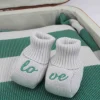 Marlù Scarpine Ghiaia/Verde Menta per Neonati
