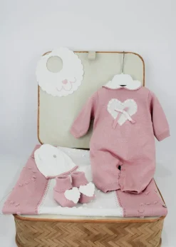 Marlu Corredino Bianco/Rosa per Neonate