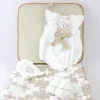 Marlu Corredino Bianco/Sabbia con Pagliaccetto per Neonate