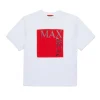 Max & Co Kids T-Shirt Bianca con Logo per Bambine