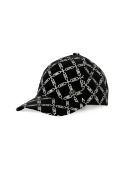 Michael Kors Kids Cappello Nero con Stampa per Bambine