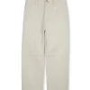 Michael Kors Kids Pantaloni Crema con Applicazione Strass per Bambine