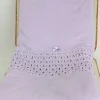 Minibanda Coperta Lilla con Ruches e Ricami per Neonate
