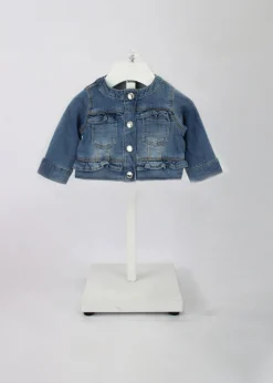 Minibanda Giubbino Denim per Neonate