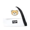 Moschino Kids Borsa Mamma Panna Teddy Bear con Fasciatoio per Neonati
