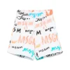 MSGM Kids Bermuda Bianco con Stampa All Over per Bambini