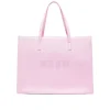MSGM Kids Borsa Tote Rosa con Stampa per Bambine