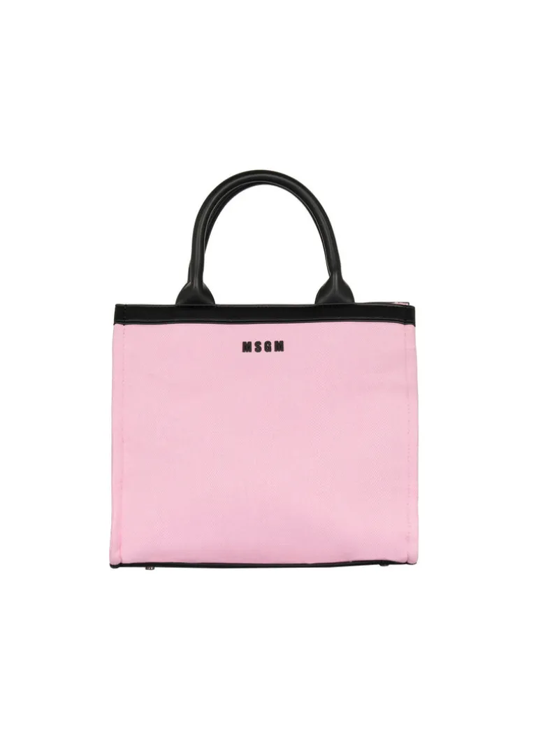 MSGM Kids Borsa Tote Rosa per Bambine