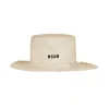 MSGM Kids Cappello Bucket Crema per Bambine