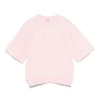 MSGM Kids Felpa Rosa Maniche Corte per Bambine