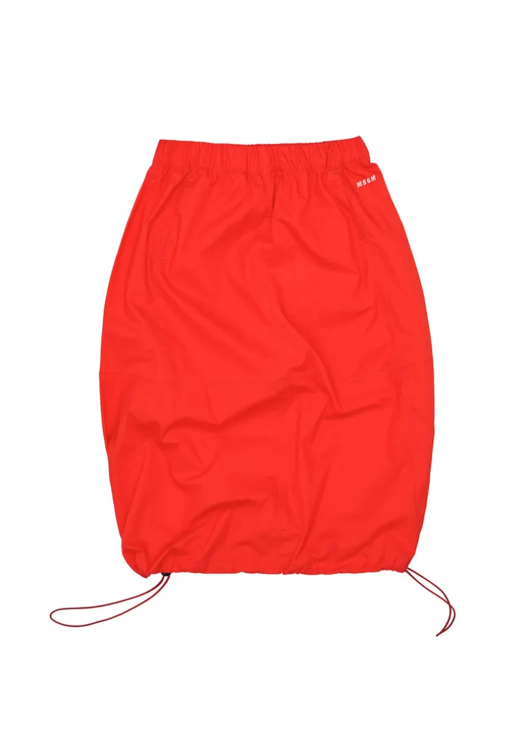 MSGM Kids Gonna Parachute Rossa per Bambine