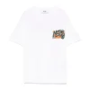 MSGM Kids T-shirt Bianca con Stampa per Bambini