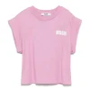 MSGM Kids T-shirt Rosa con Stampa per Bambine