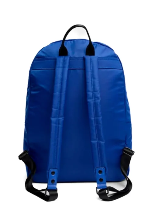 MSGM Kids Zaino Royal Blu con Logo per Bambini