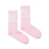 N°21 Calzino Rosa con Logo per Bambine