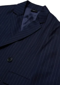 N°21 Kids Blazer Blu Gessato per Bambini