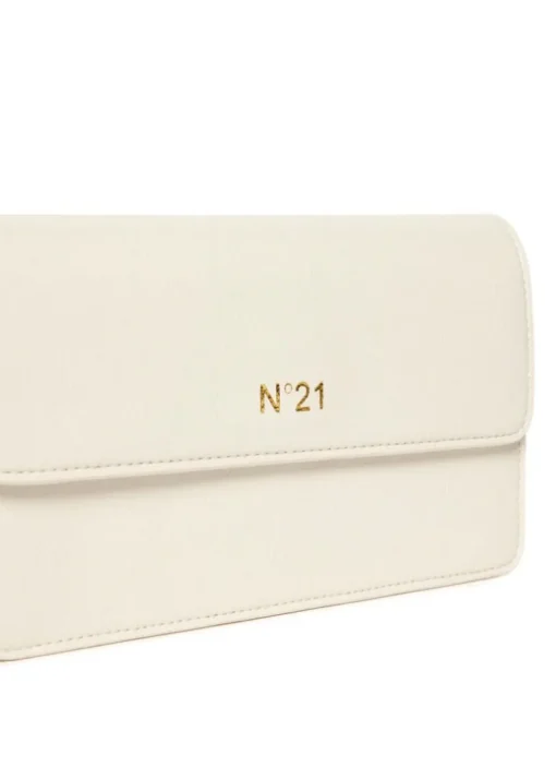 N°21 Kids Borsa Panna con Tracolla per Bambine