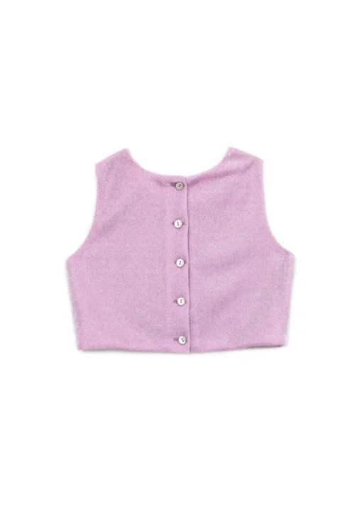Nunzia Corinna Top Rosa Glitter