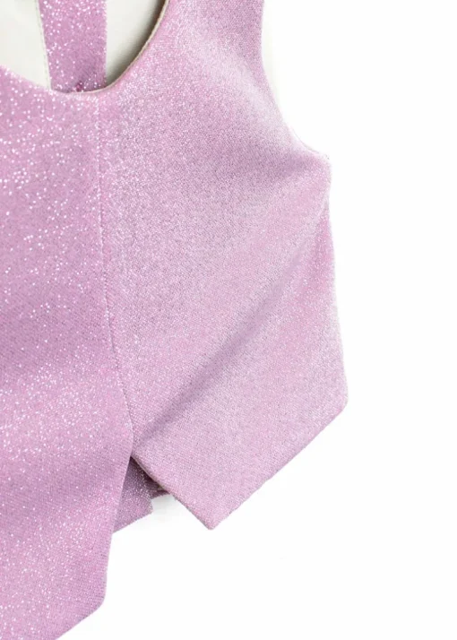 Nunzia Corinna Top Rosa Glitter