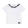 Patrizia Pepe T-Shirt Bianca con Logo per Bambine