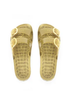 Sensi Kids Jelly Sandalo Oro Doppia Fascia per Bambine