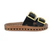 Sensi Kids Prestige Sandalo Nero Doppia Fascia per Bambini