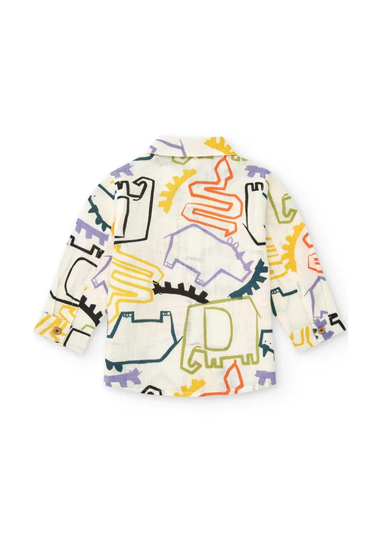 Tuc Tuc Camicia Fantasia Lines per Neonati