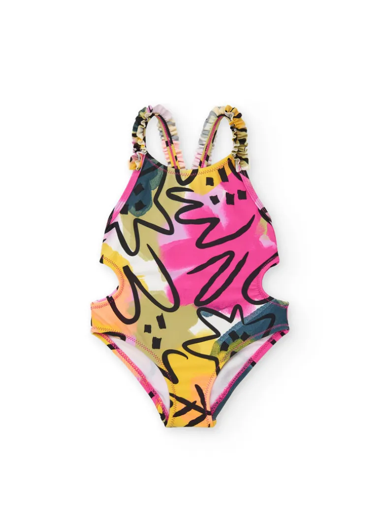 Tuc Tuc Costume Monokini Multicolor per Neonate