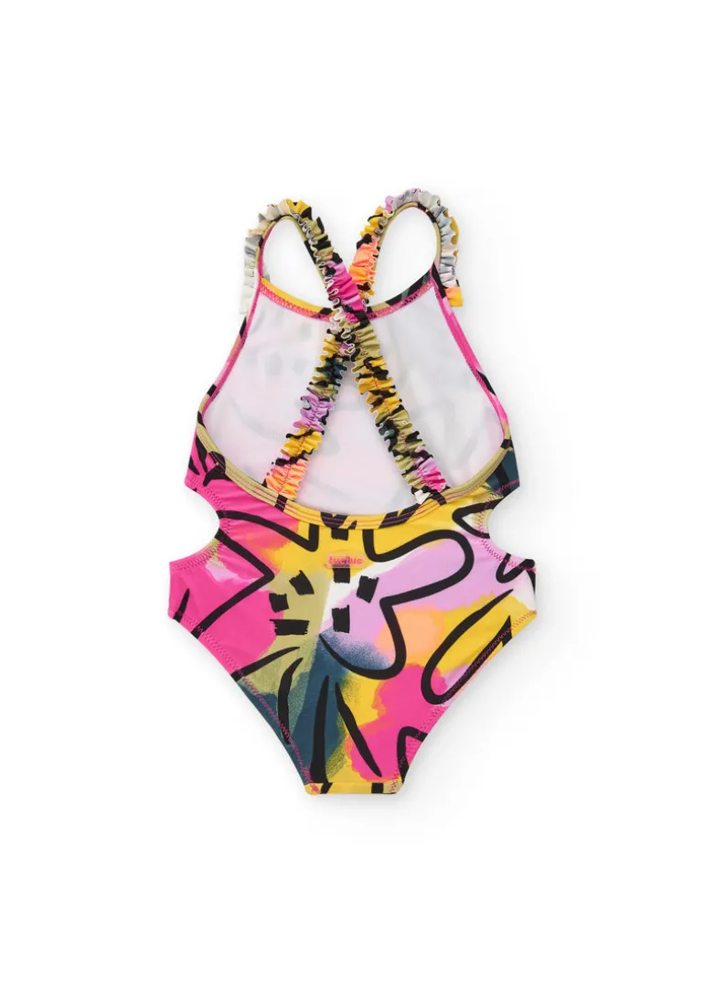 Tuc Tuc Costume Monokini Multicolor per Neonate