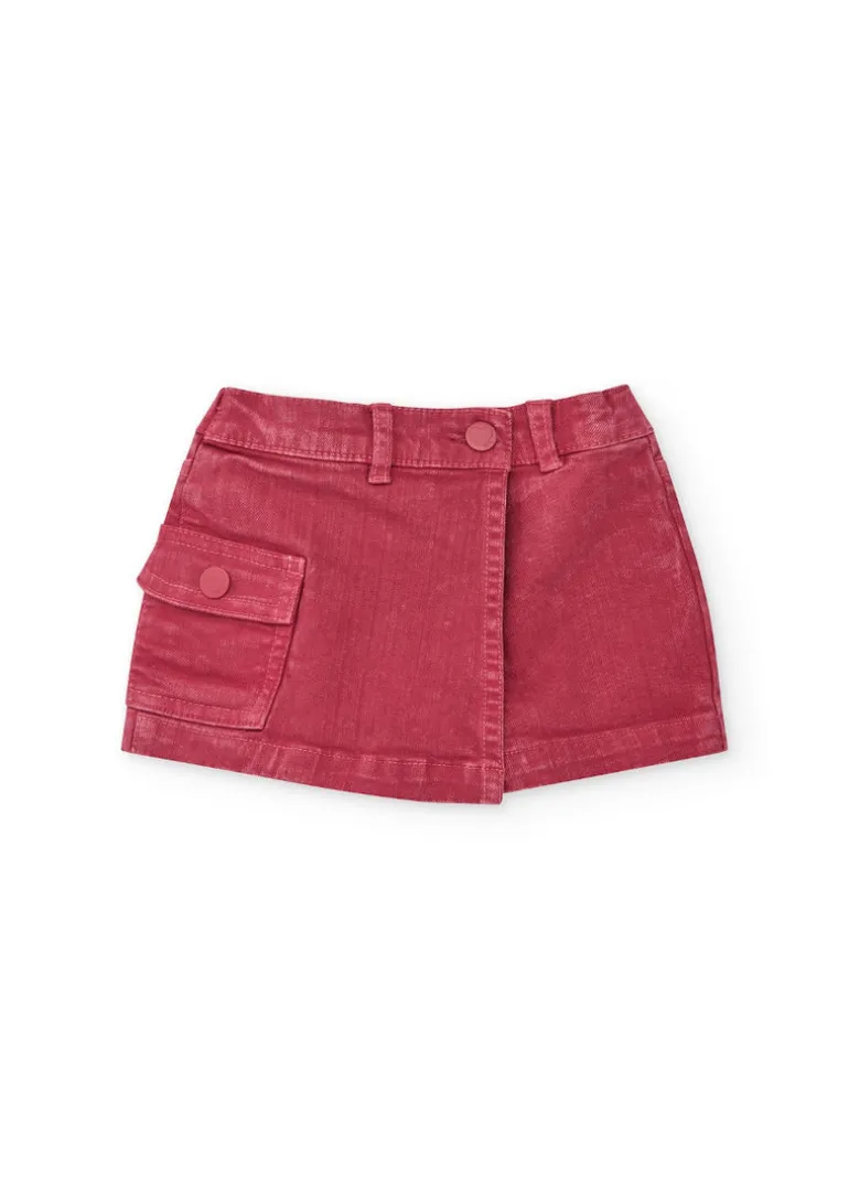 Tuc Tuc Gonna Shorts Rossa per Neonate