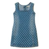 Twinset Kids Abito in Denim con Oval T All Over per Bambine